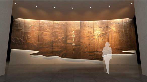 上?？h700年數(shù)字博物館設(shè)計(jì)效果圖方案